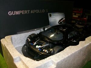 GUMPERT APPOLO S de 2005 noire au 1/18 AUTOart SIGNATURE 71301 voiture miniature