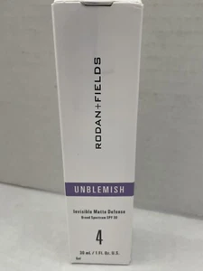 New Rodan + Fields Unblemish Invisible Matte Defense SPF30 Step 4 - Picture 1 of 4
