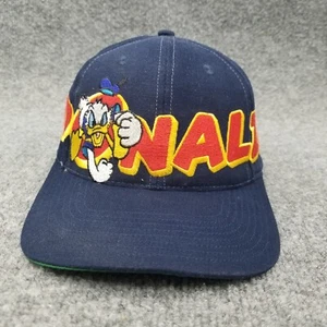 Gorra de Pato Donald de Colección Juvenil Azul A Presión Años 90 Logo Grande Hechizo Disney - Imagen 1 de 9