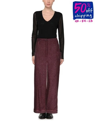 RRP€432 BALLANTYNE Straight Trousers IT40 US4 UK8 S Wool Blend Made in Italy - Image 1 of 4