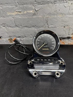 Harley Sportster Dyna 1999-2003 XL883 XL1200 velocímetro calibre velocímetro cromado Foto 1 de 4