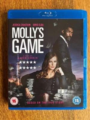 Molly's Game DVD (2018) Jessica Chastain, Sorkin (DIR) cert 15 - Image 1 of 4
