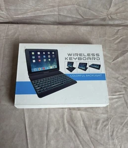 IPad Wireless Keyboard (Pro 9.7 2017) Case Compatible -Black Open Box Unused - Picture 1 of 6