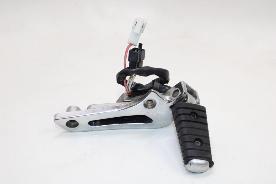 88-97 YAMAHA VIRAGO 750 XV750 OEM REPOSAPIÉS PASAJERO TRASERO IZQUIERDO REPOSAPIÉS CON SENSOR Foto 1 de 4