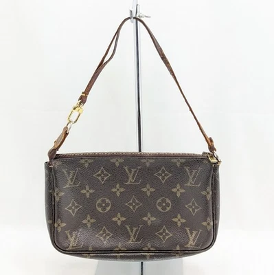 LOUIS VUITTON Monogram Pochette Accessoires Tasche Braun M40712 AR1012 Original - Bild 1 von 4