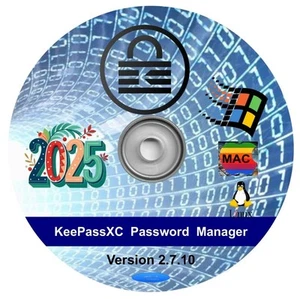 Software Administrador de contraseñas KeePassXC 2025 versión 2.7.10 ~ Windows Mac OS - Imagen 1 de 22