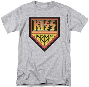 Kiss Band Army Logo Men's T-Shirt Music Merch S - Picture 1 of 3