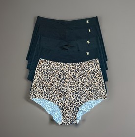 Lot 5 Victoria&rsquo;s Secret Sz M No-Show Modern Brief Slip Panty Bundle Pack