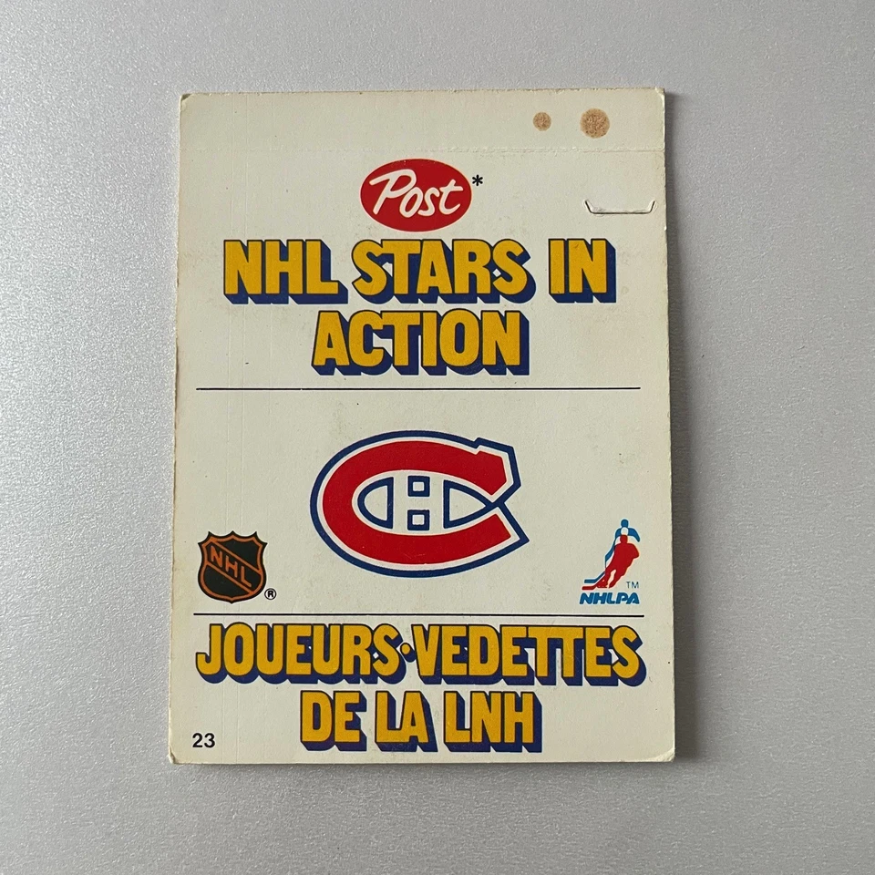 1981 General Foods Post NHL Stars In Action #23 Mario Tremblay - Image 1 of 2