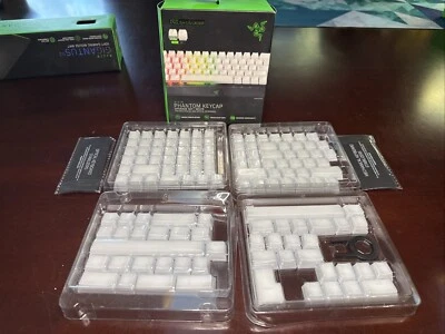 Razer Phantom Keycap Upgrade Set - 128 Keycaps - White (US/UK Layout) RC21-01740 - Image 1 of 4