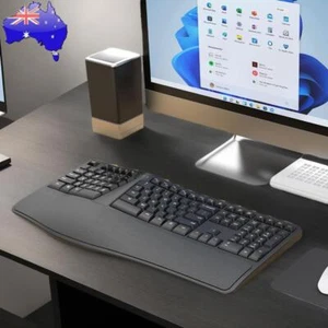 K9 Ergonomic Keyboard Black Split Keyboard Computer Keyboard for Business Office - Afbeelding 1 van 10