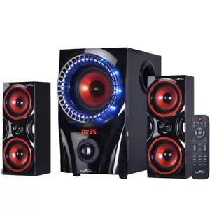 beFree 2.1 Kanal Surround Stereo Lautsprechersystem mit Garantie Fernbedienung USB BT SD FM - Bild 1 von 7