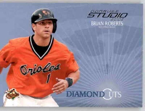 2005 Donruss Studio Diamond Cuts Brian Roberts #d /1250 Insert MLB Orioles #4 - Picture 1 of 2