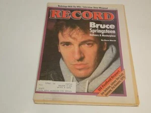 November 1982 RECORD Magazine Newspaper Bruce Springsteen Cover - Picture 1 of 4