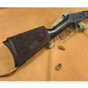Cubierta de culata de escopeta de cuero envoltura rifle pistola culata para derecha e izquierda - Imagen 1 de 21