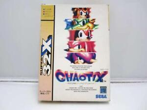 Chaotix Knuckles Chaotix Sega Mega Lecteur Super 32X Jeu ROM Fonction Testé Ex