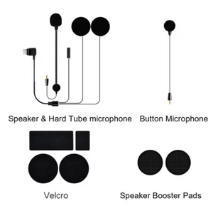 For M1-S Pro/Plus/FX8 Pro/FX4/FX6/FX7 Motorcycle Intercom Microphone Speaker Kit - Picture 1 of 16