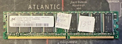 Micron 256mb PC2700 DDR 333 CL2.5 Memory - Image 1 of 3