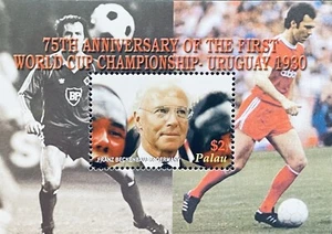 PALAU WORLD CUP SOCCER CHAMPIONSHIPS 75TH ANNV STAMP S/S 2005 MNH BECKENBAUER - Picture 1 of 1