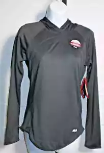 Fila Dark Heather Hoodie Top Size XS NWT - Picture 1 of 2
