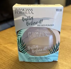 Physicians Formula Burro Credeteci! Polvere Viso Pressata Tono Traslucido NUOVA - Foto 1 di 1