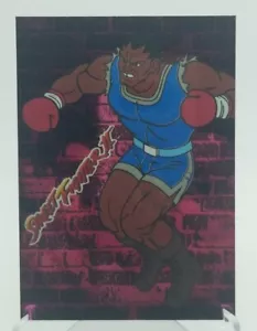 1993 Topps Street Fighter II Rare Balrog #3 Of 4 Red Foil Insert Card Exc-NMint - Picture 1 of 3