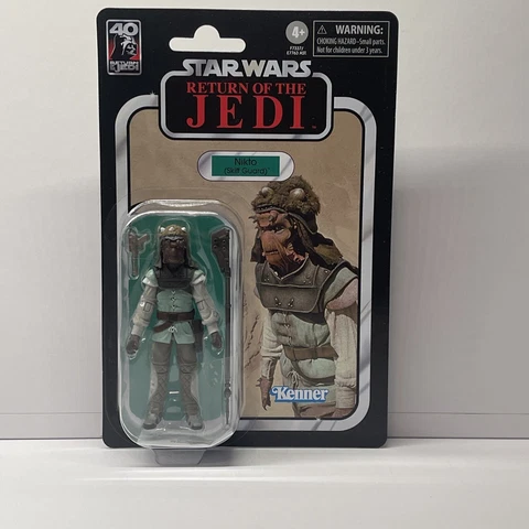 Star Wars 3.75 Vintage 2023 NIKTO SKIFF GUARD VC99 Reissue MOC 40th Cover