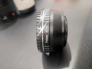 FOTASY EF-FE Manual Canon EF to Sony FE Mount Lens Converter Adapter - Picture 1 of 2