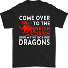 Viennent Pour Le Gallois Côté Dragons Rugby Pays de Galles T-Shirt 100% Coton