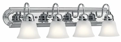 Kichler Lighting - ванна с четырьмя лампами - настенная ванна с горой 4 рычага - туалетный столик с 4 лампами - Изображение 1 из 4