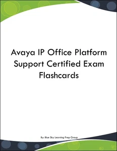 Avaya IP Office Platform Wsparcie Certyfikowane fiszki egzaminacyjne - Zdjęcie 1 z 1