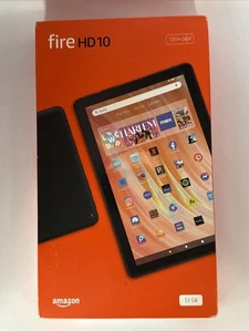 Amazon Fire HD 10 (13th Generation) 32GB Wi-Fi 10.1" Tablet Black - FOR PARTS - Picture 1 of 2