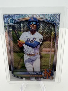 Elian Pena 2025 Bowman Chrome Mega Box Mojo Refractor 1st Bowman - Picture 1 of 2
