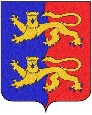 Autocollant sticker vinyle voiture adhesif armoirie france blason manche 50