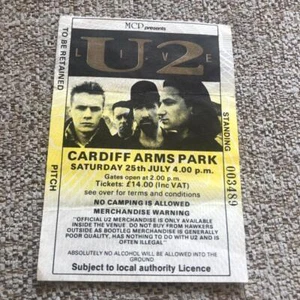 U2 Ticket Cardiff Arms Park 25.07.87 #003489 Joshua Tree Tour - Bild 1 von 1