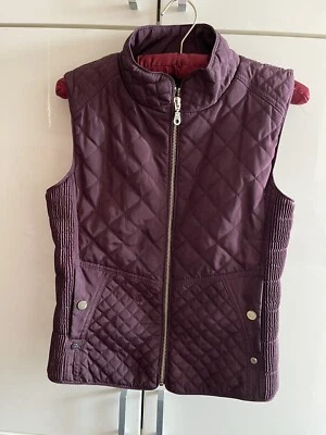 Renuar Women's  Quilted Warm  Coat/ Jacket/ Vest Purple / Burgundy Size S - Image 1 of 4