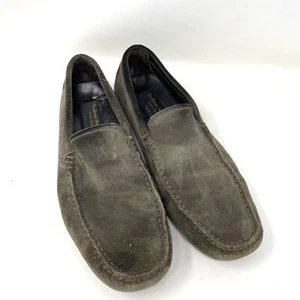 To Boot New York Adam Derrick Suede Driving Loafers Shoes Gray Men's Size 8.5 - Picture 1 of 12