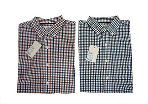 NWT Men's Croft & Barrow Long Sleeve Easy Care Classic Fit Shirt Plaid - Picture 1 of 12