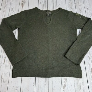 Vintage Y2K Abercrombie & Fitch 100% Lambswool Sweater Womens Medium Butterfly - Picture 1 of 9