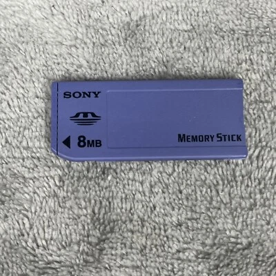 Sony Genuine Memory Stick 8MB MEGABYTE MSA-8A Camera Memory Card - Image 1 of 2