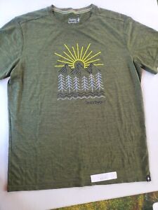 Smartwool Shirt Polo Mens Size L Green (6020)