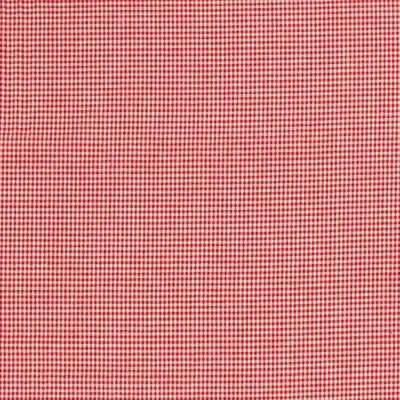 Baumwollstoff Kariert 0,3 cm rot-weiß Popeline Yarn Dyed Öko-Tex ab 50x145cm - Bild 1 von 3