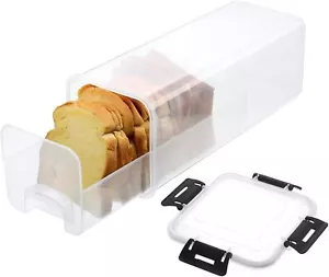 Plastic Bread Storage Box with Airtight Lid for Homemade Bread - Picture 1 of 7
