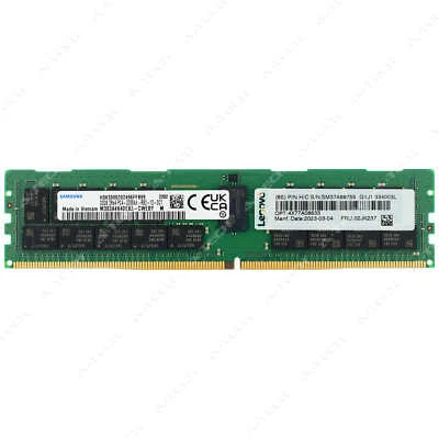 IBM-Lenovo 32GB DDR4-3200 PC4-25600 RDIMM 4X77A08633 02JK237 Server Memory RAM - Image 1 of 2