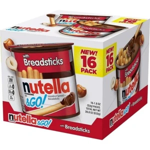 Nutella & Go Spread With Breadsticks, 1.8 Ounce, 16 Packs, Nutella And Go - Picture 1 of 4