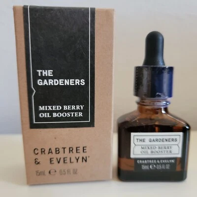 Crabtree & Evelyn The Gardeners Mixed Berry Oil Booster 0.5 fl oz Nuevo Sellado Foto 1 de 4