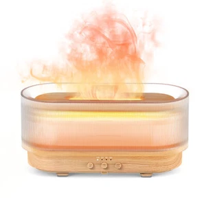 SEJOY 300ML Luftbefeuchter Flamme Raumbefeuchter Feuer Aroma Diffuser ÖlDiffusor - Bild 1 von 14