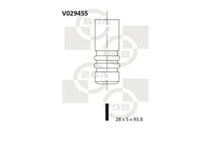 Inlet Valve for Vauxhall Corsa 1.2 X12XE i 16V 1998-2000 Hatchback BGA V029455 - Picture 1 of 9