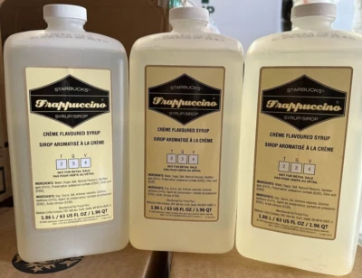 Starbucks Frappuccino Creme Flavored Syrup 1.86 L 3pk - Image 1 of 2
