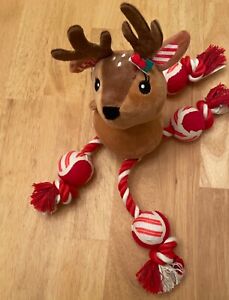 Petco Merry Making Oh, Deer! Plush Dog Toy